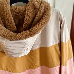 Adorable windbreaker-style lined Anthropologie Jacket